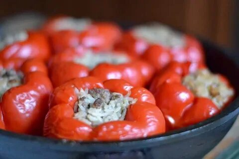 Фарш перец с мясом