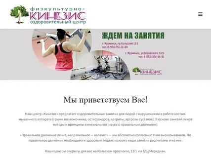 Кинезис брянск телефон