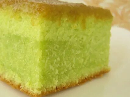Journal Ibu Hanif: Pandan sponge cake
