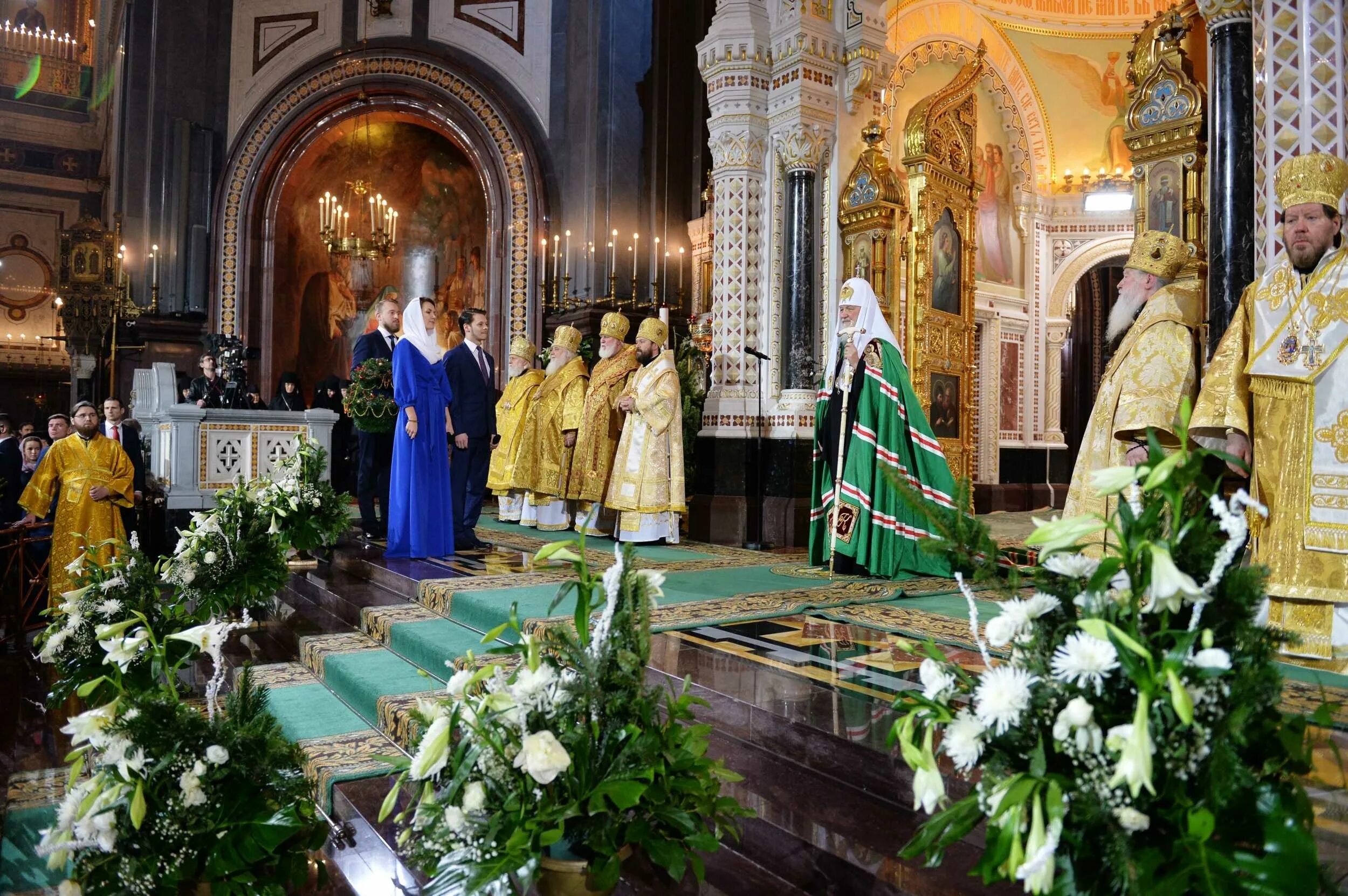 Храм христа спасителя рождество 2025 фото Патриаршее служение в праздник Рождества Христова в Храме Христа Спасителя в Мос