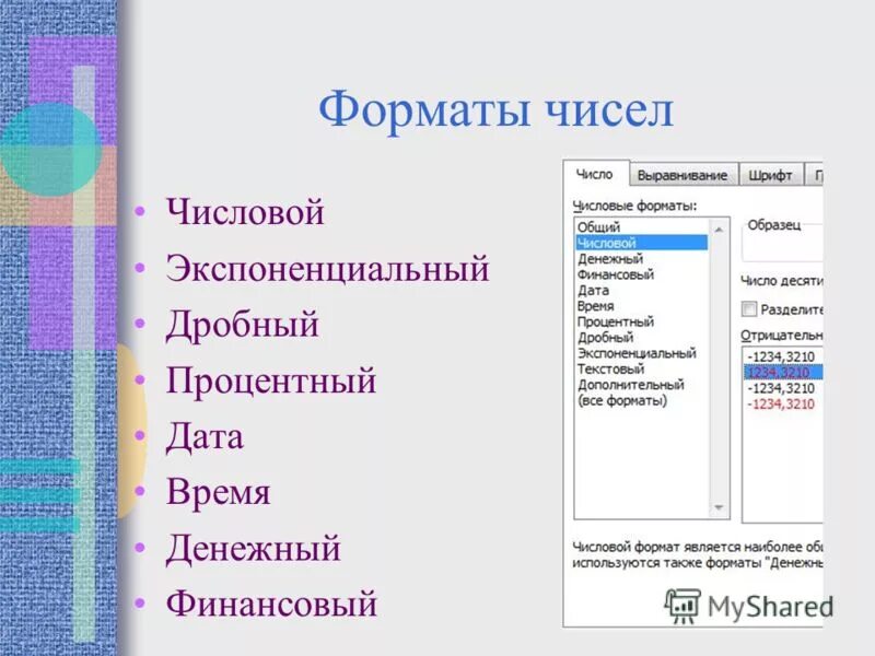 Формат числа общий вид числа. Формат числа общий вид числа