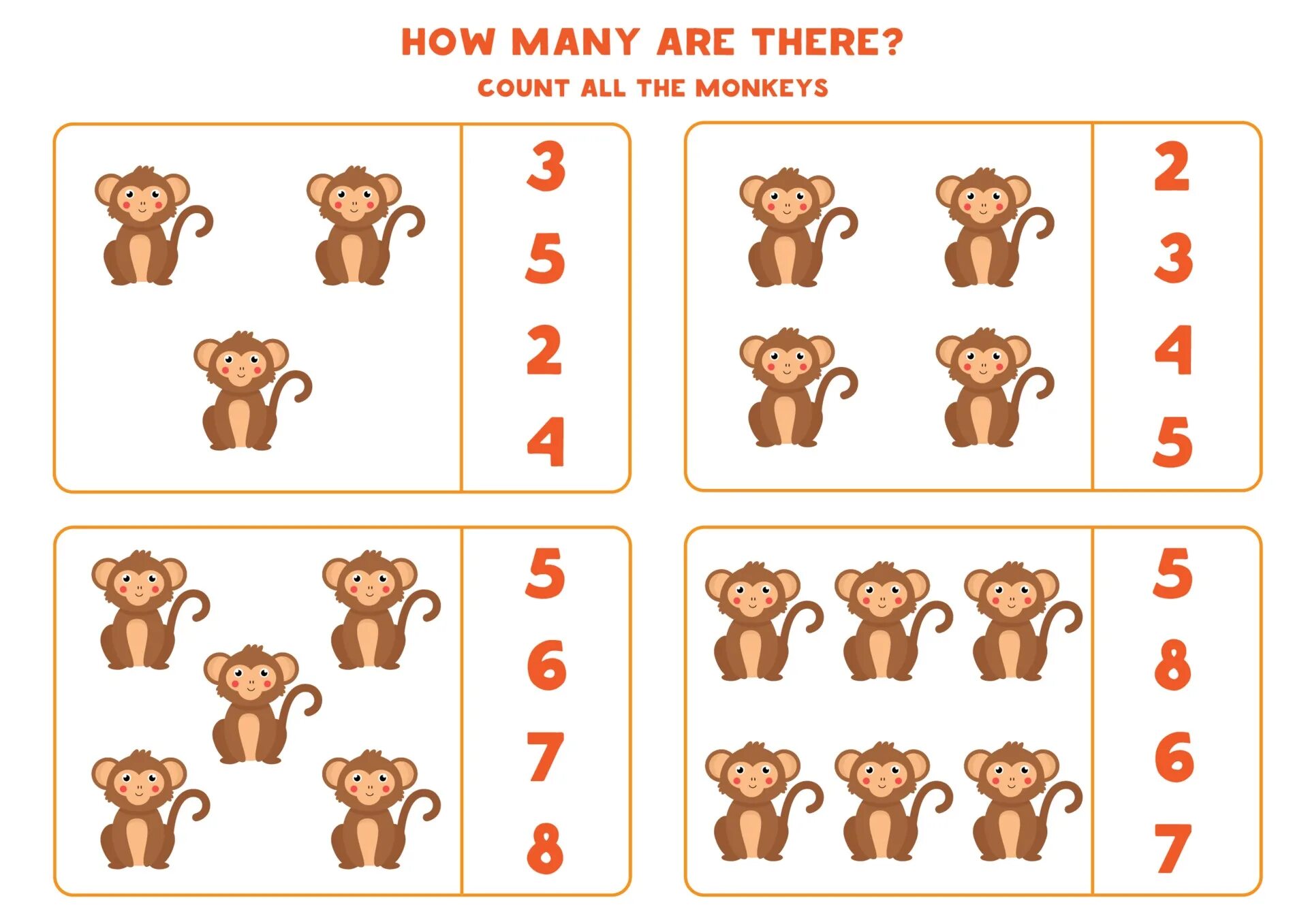 Задача обезьяна. Обезьяна задания для детей. Обезьянки задания для малышей. Сосчитай обезьянок. Математика для дошкольников с обезьянками.