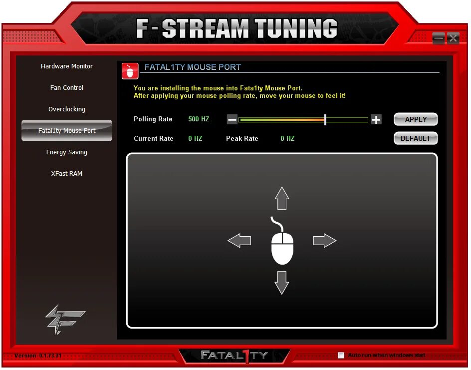 Mouse utilities. Fatal1ty mouse port. asrock fatal1ty f-stream. asrock fatality f-stream. f-stream tuning.