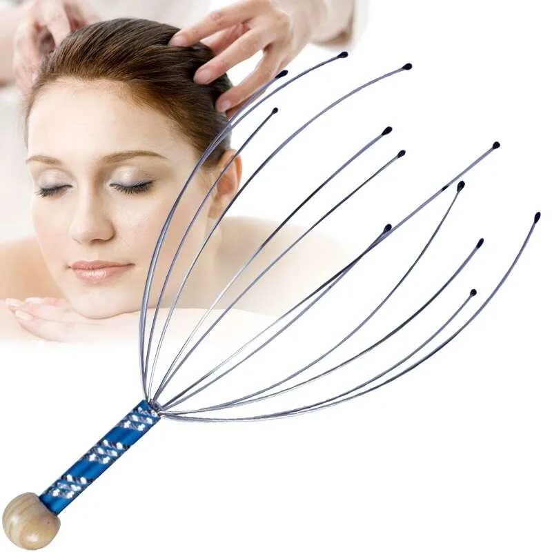 Массажер мурашка купить. Массажер Мурашка. Head Massager для головы. Массажер для головы Мурашка. Массаж головы массажером.