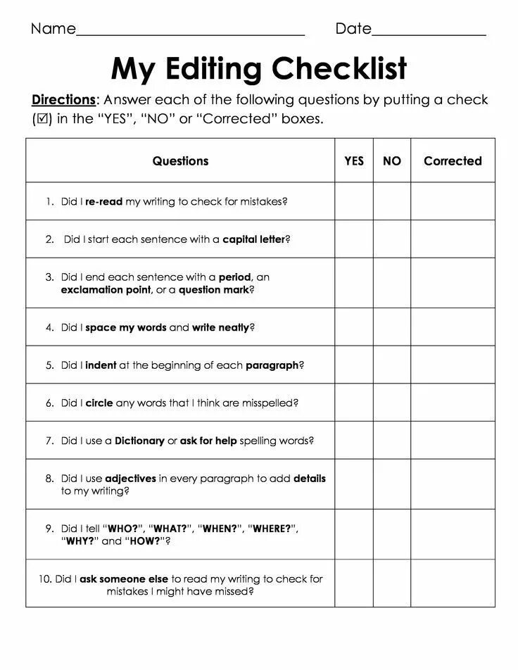 Write and check your answers. Check lists in english. writing list. check for употребление.
