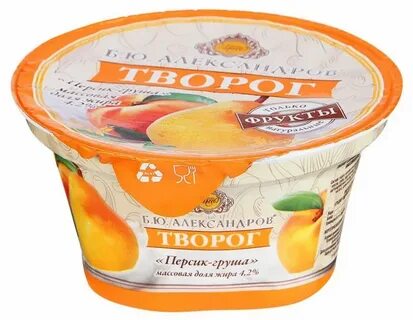 Творожок персик
