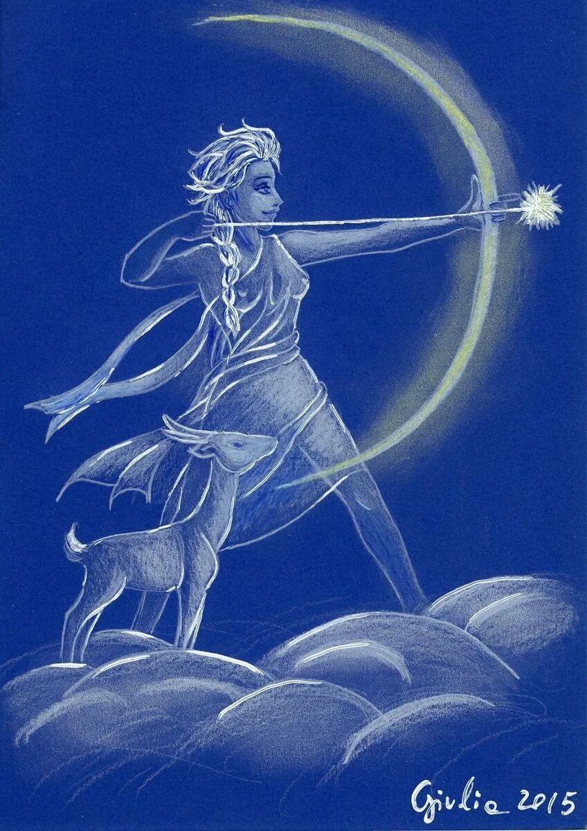 Богиня луны 5. Артемис богиня Луны.