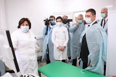 Открытие областной больницы