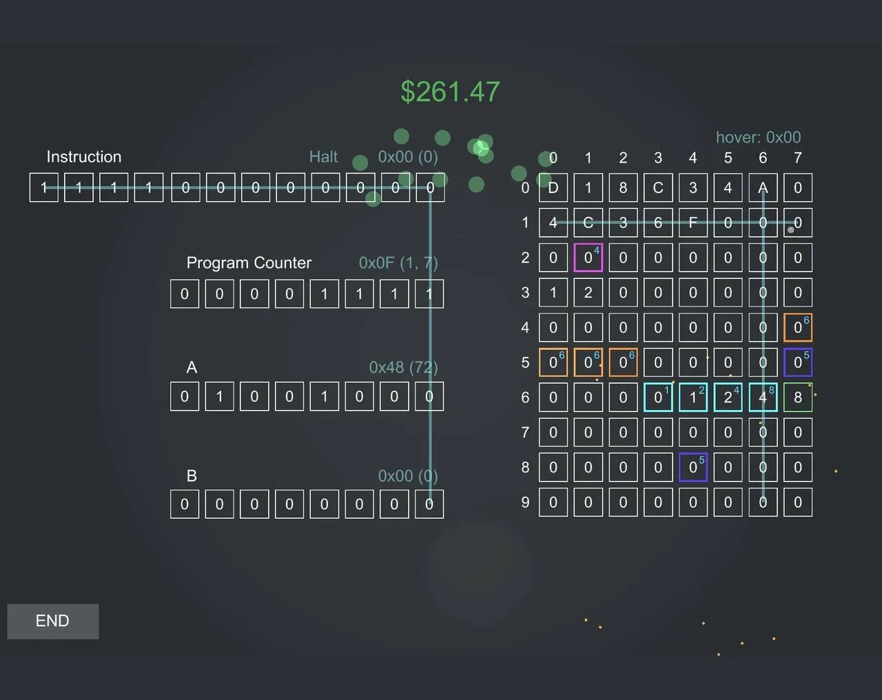 Processing game code. Processing game code