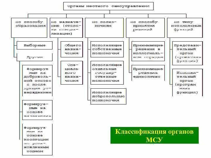 Образование органов местного самоуправления