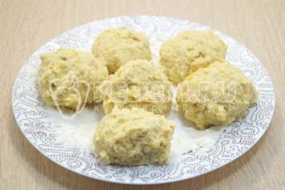 Гороховые котлеты с картошкой
