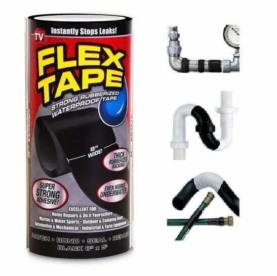 Применение flex tape. Применение flex tape