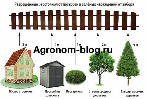 Компостная яма расстояние от забора соседа