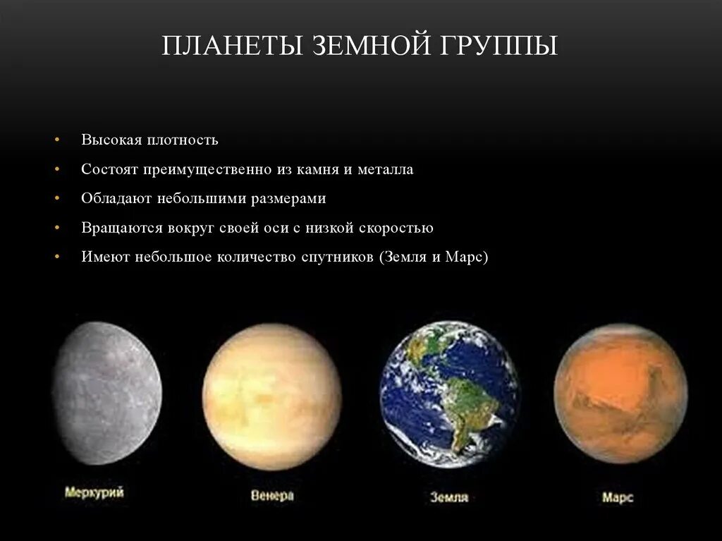 Схема состав планет земной группы. Планеты земной группы солнечной системы Меркурий.