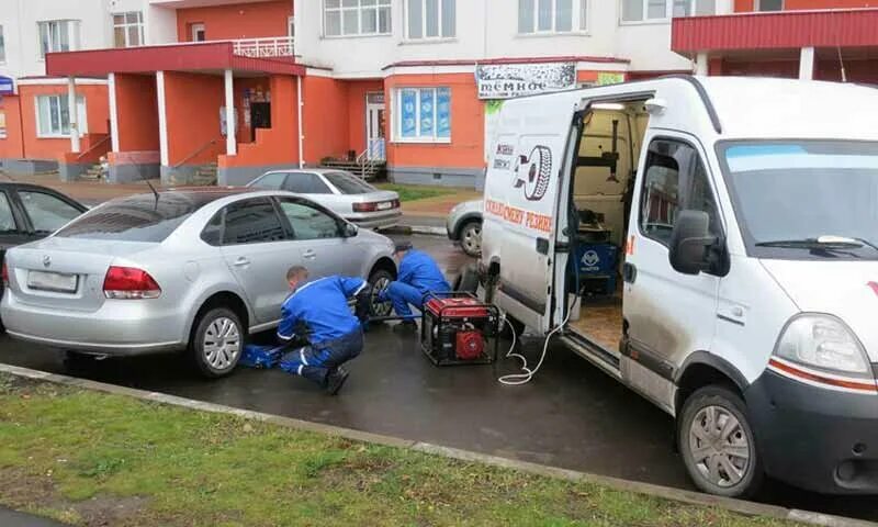 шиномонтаж на дороге выездной