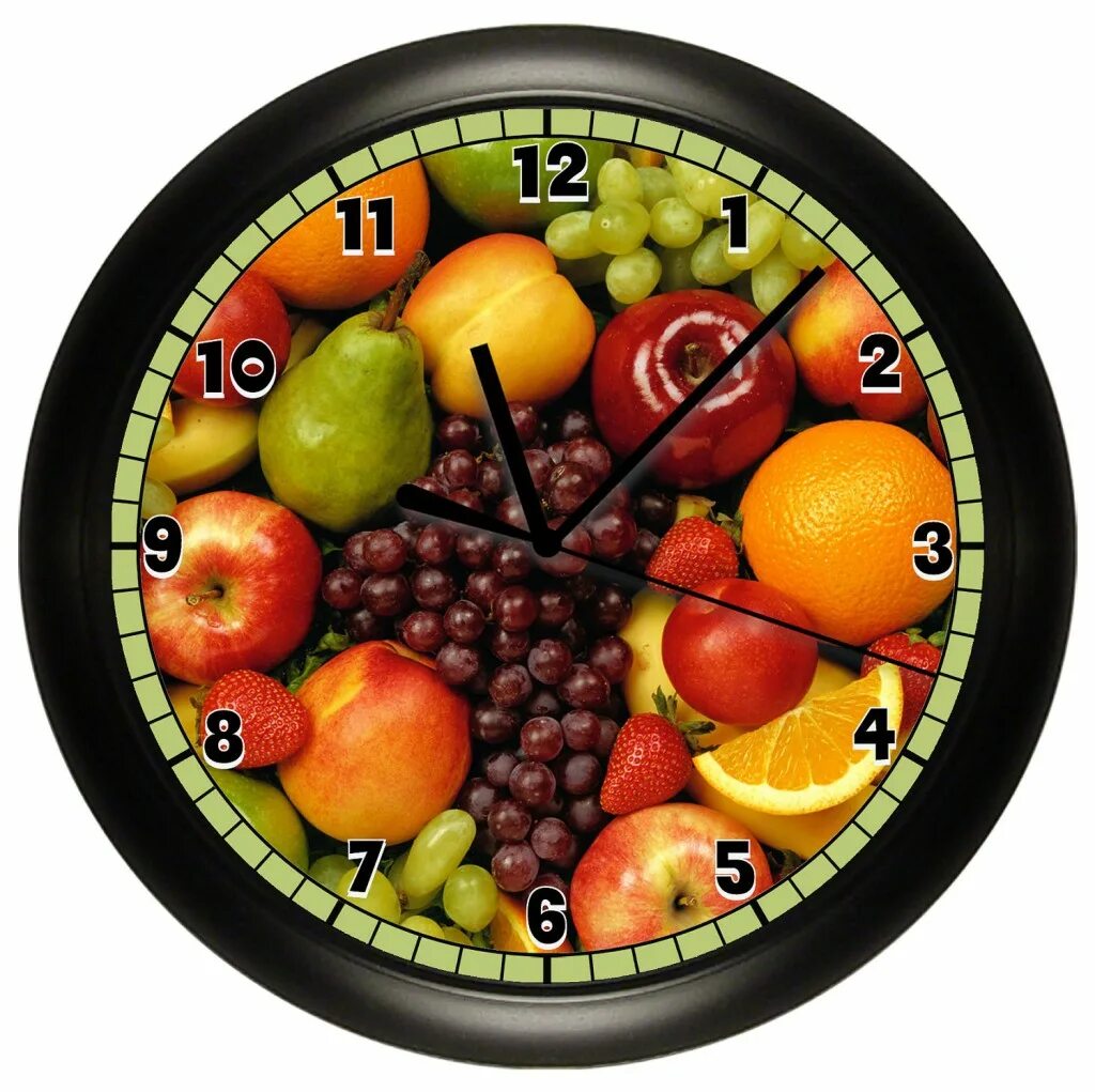 Часы настенные "фрукты". Часы с фруктами. Часы с фруктами на кухню. Красивые часы с фруктами на кухню.