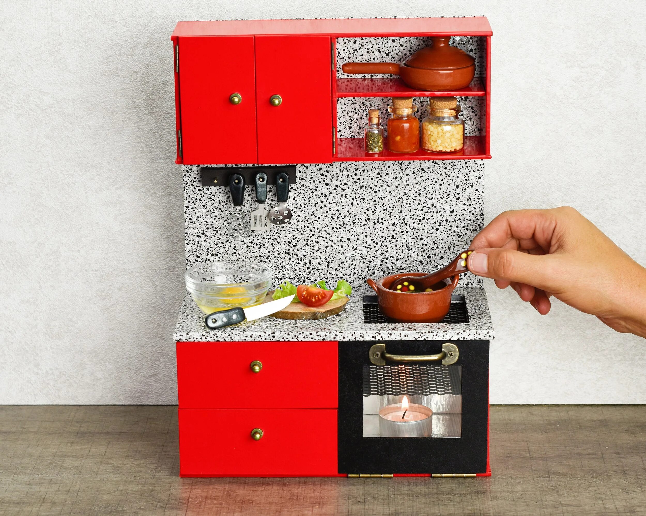 Как сделать мини кухню. Миниатюра кухонную технику. m6-2op кухня mini stove 35 предм.