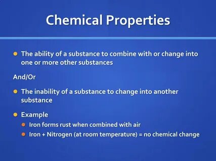 Example properties