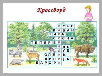 Приокско террасный заповедник кроссворд 3