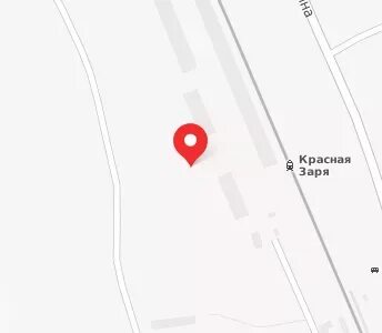Красная заря на карте