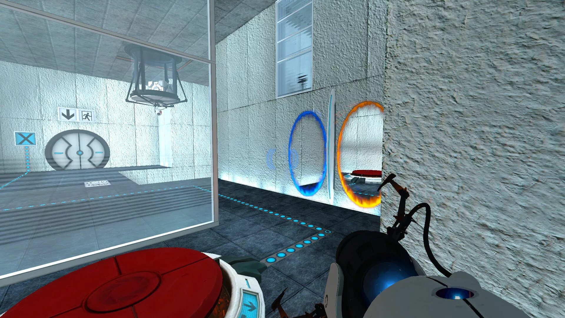 Portal 2 комната. Portal 1 и Portal 2. Portal 2 комната 01. Стена из портал 1.