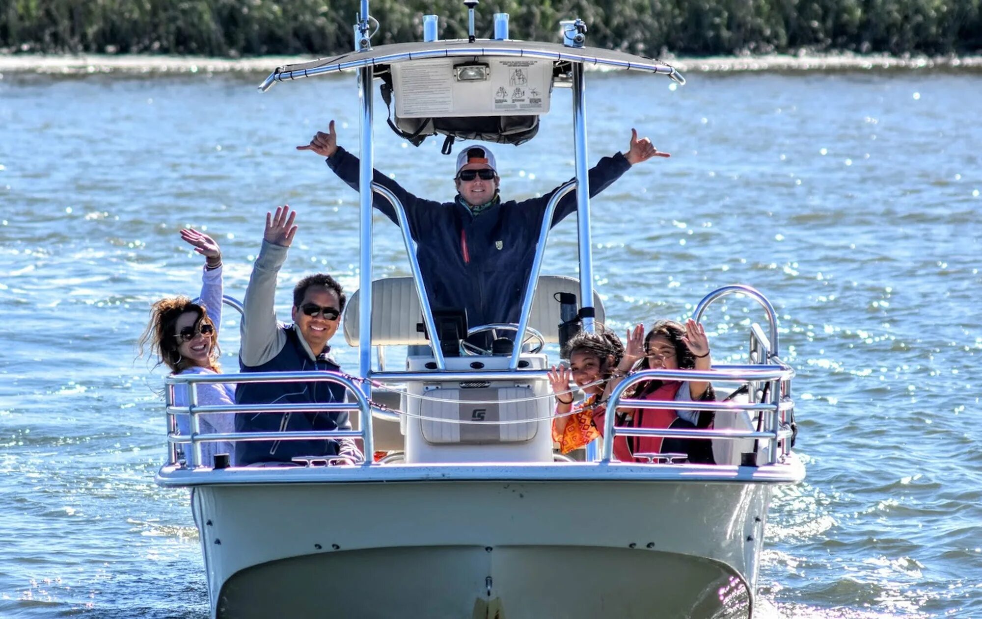 Boating hard. Boating hard