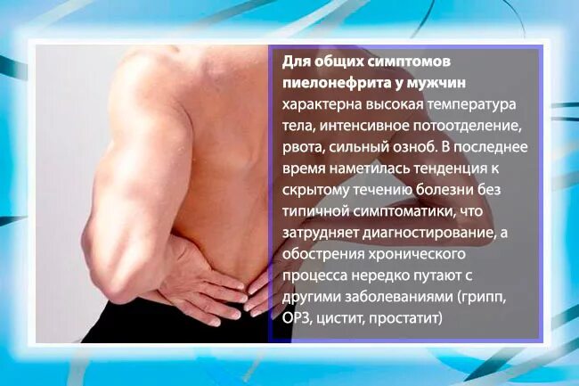 Боль при пиелонефрите