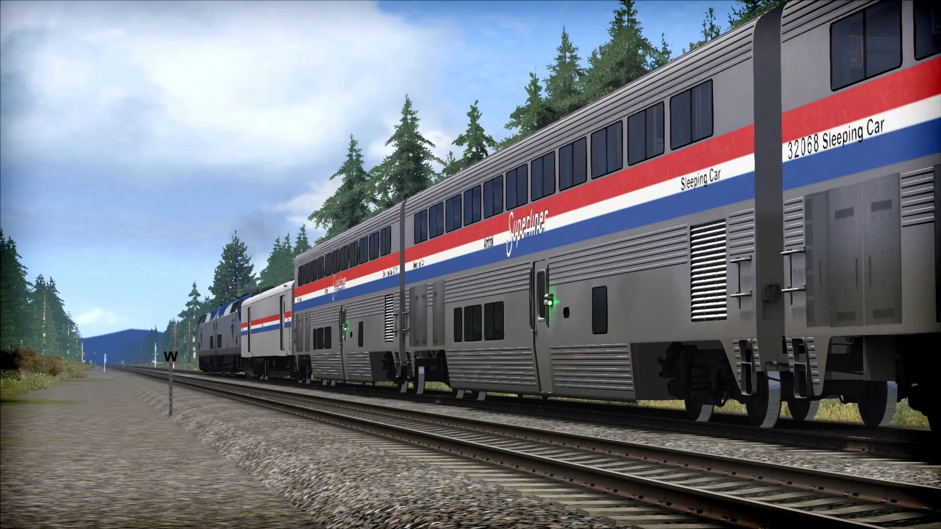 Двухэтажный вагон Amtrak. Симулятор поезда РЖД. ТЭП-10 трейнз. Train Simulator Транссиб. Игра грузовые поезда