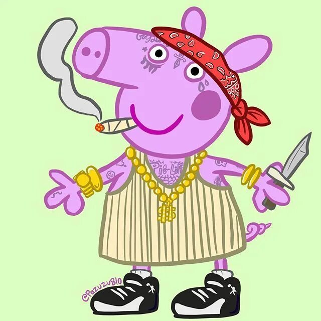 Свинка пеппа мама. Пигги пеппа. Свинка пеппа в стиле аниме. Свинка пеппа арт 18. Арт свинки пеппы.