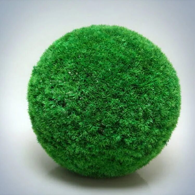 Растение пластиковое коврик-шар d=22см зеленое. Шары из искусственного газона. Искусственные шары из зелени. Шар декоративный из искусственной травы.