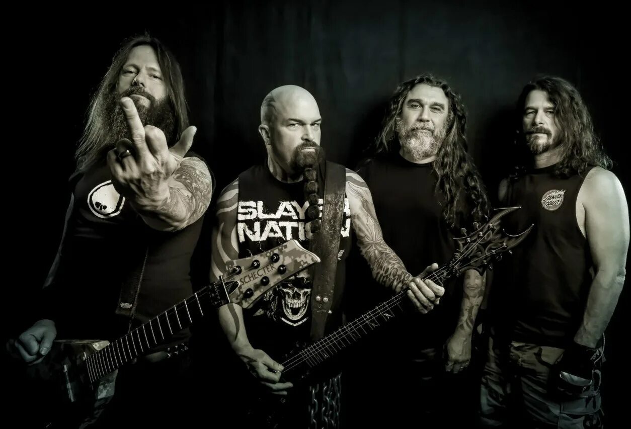 Клипы металл групп. Slayer Band. Рок группа Slayer. Slayer фото группы. Slayer Band 1996.