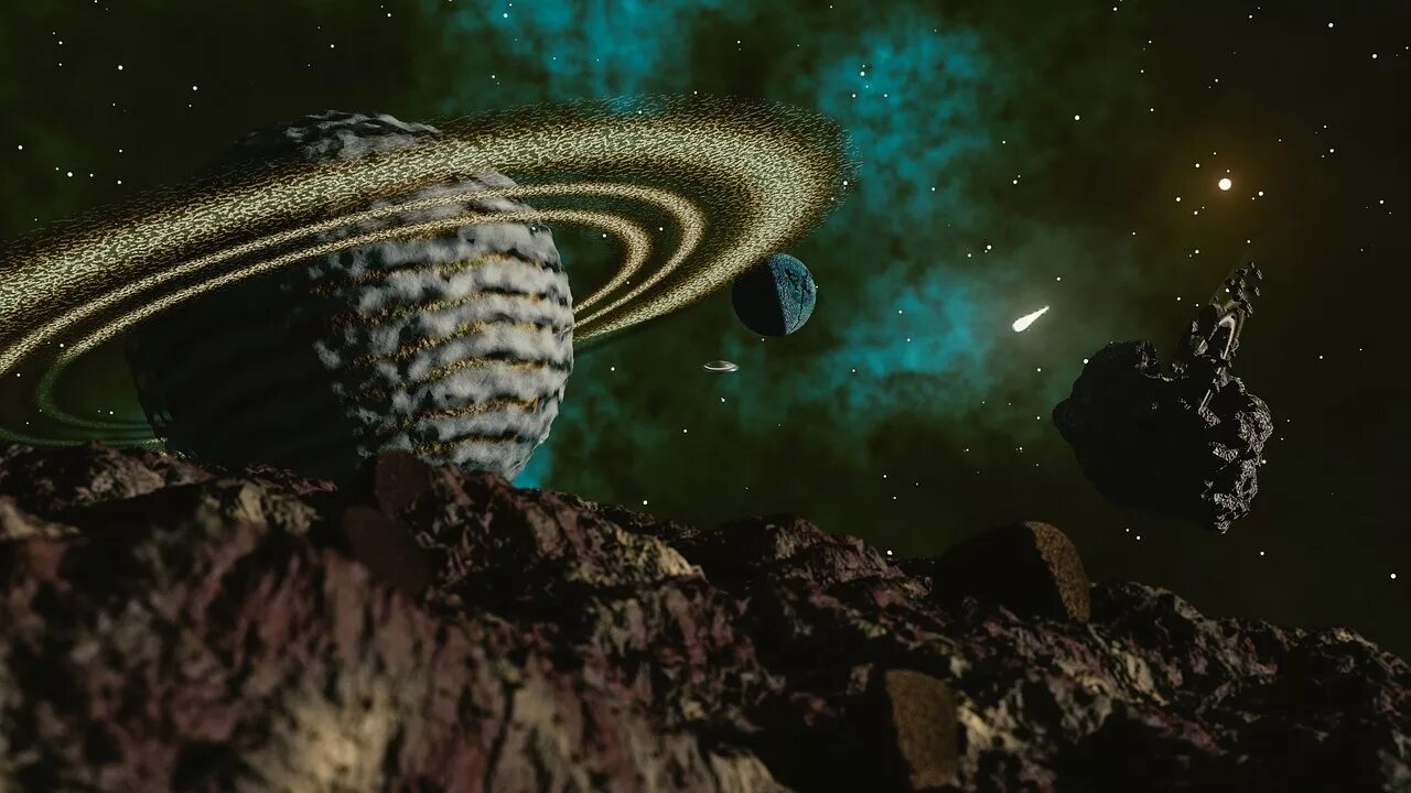 Space scene