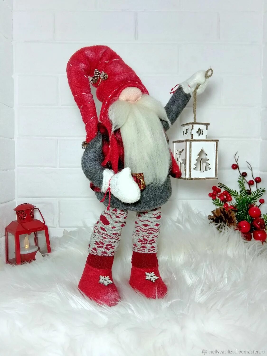 новогодние гномы. новогодние гномы. скандинавский гном игрушка. гномы своими руками на новый год. скандинавские куклы новогодние.