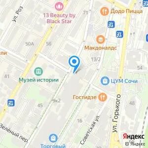 Навагинская сочи на карте