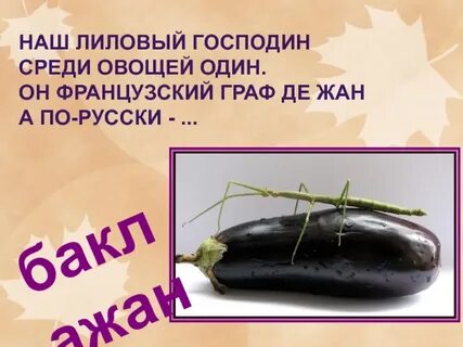 Загадка овощи одним словом