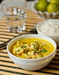 Рецепт курицы карри с кокосовым молоком