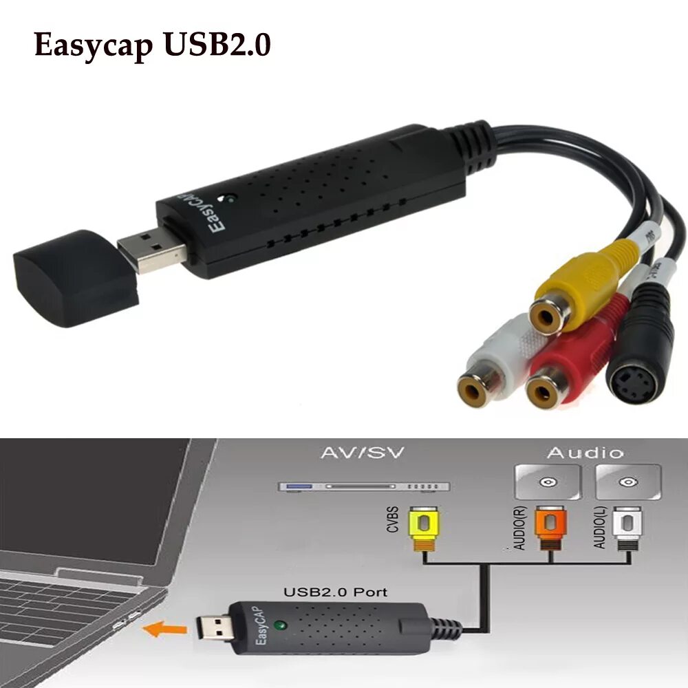Захват видео easycap программа. USB 2.0 видеозахвата EASYCAP оцифровка видеокассет.. Карта захвата USB EASYCAP для видеозахвата. Устройство видеозахвата EASYCAP USB 2.0 оцифровщик easy cap. EASYCAP%20USB%202.0/.