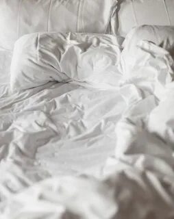 She s got a white bed
