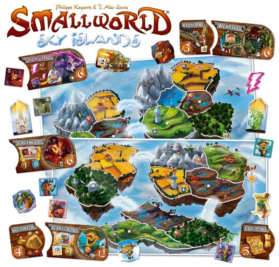 Игры маленький остров. Игра Smallworld. Hobby World small World: небесные острова. Маленький мир небесные острова настольная игра. Small World: маленький мир.