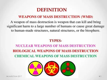 Destroy chemicals
