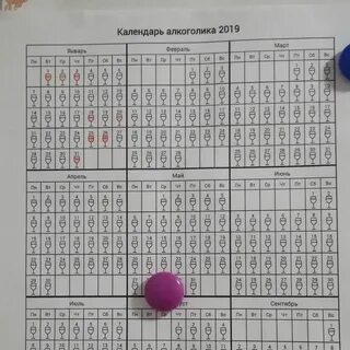 Расписание алкоголика