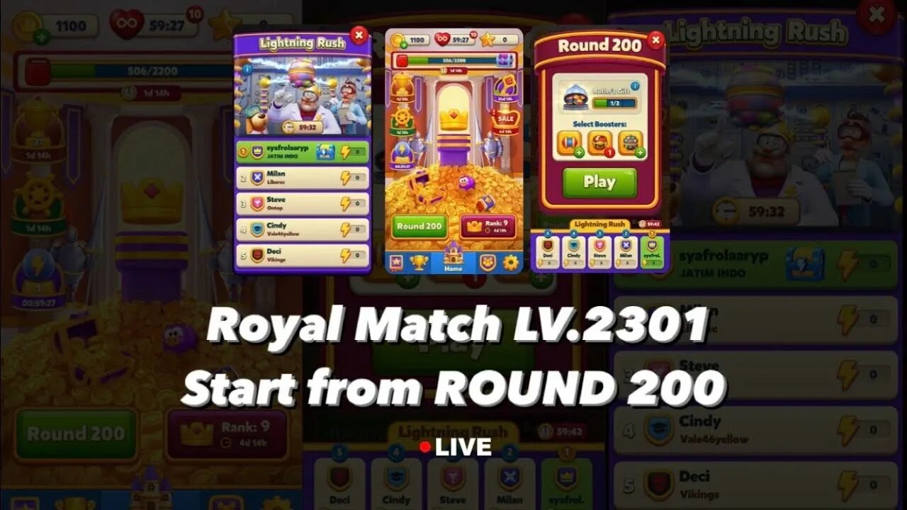 Royal match сколько уровней