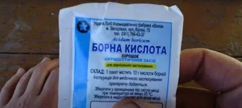 Средство от муравьев в доме борная кислота