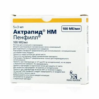 Инсулин раствор для инъекций