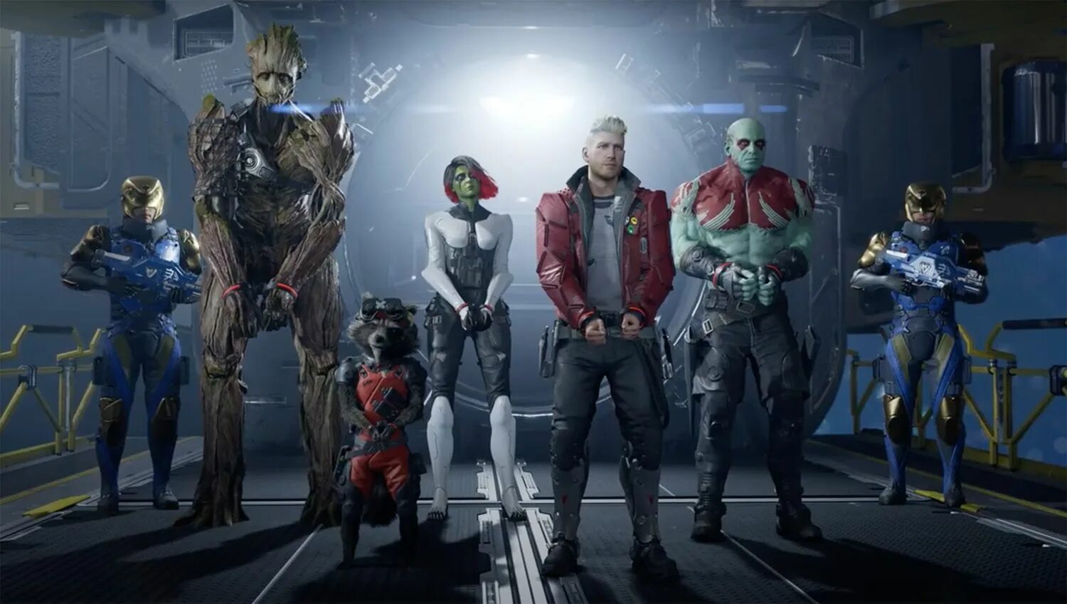 Marvel guardians of the galaxy d3d12. Хеллбендер Стражи Галактики. Стражи Галактики леди Хеллбендер. Guardians of the Galaxy (игра). Стражи Галактики игра.
