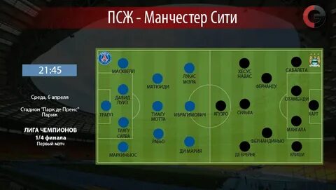 Пари сен жермен таблица