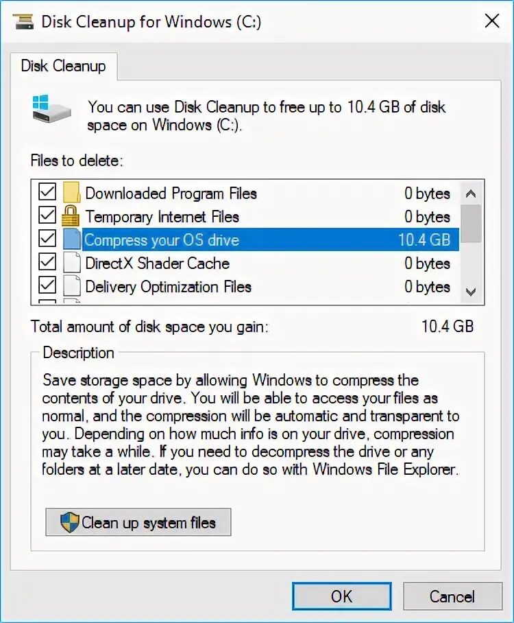 Get disk