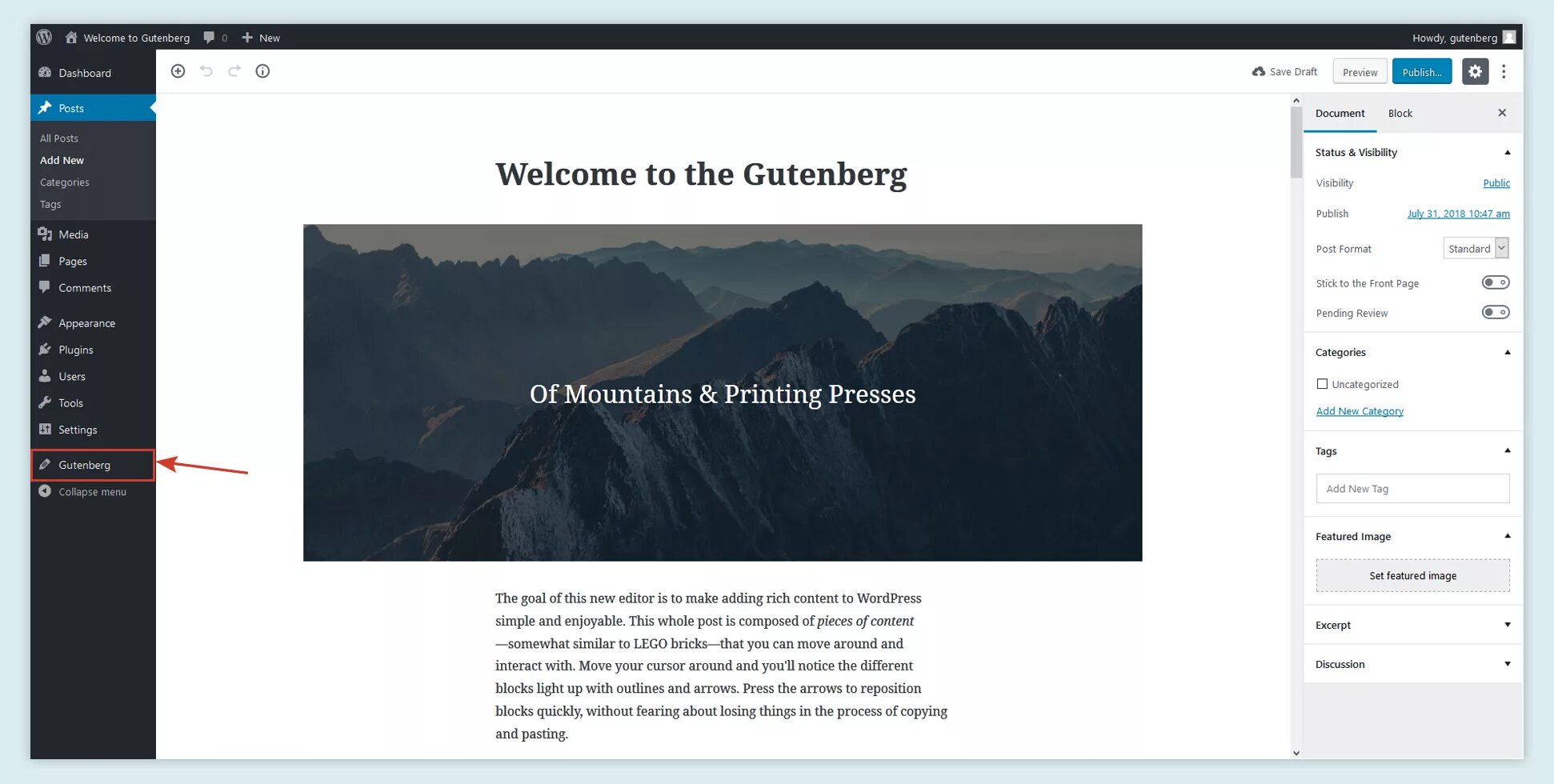 Редактор gutenberg. Плагин gutenberg. Визуальный редактор gutenberg.