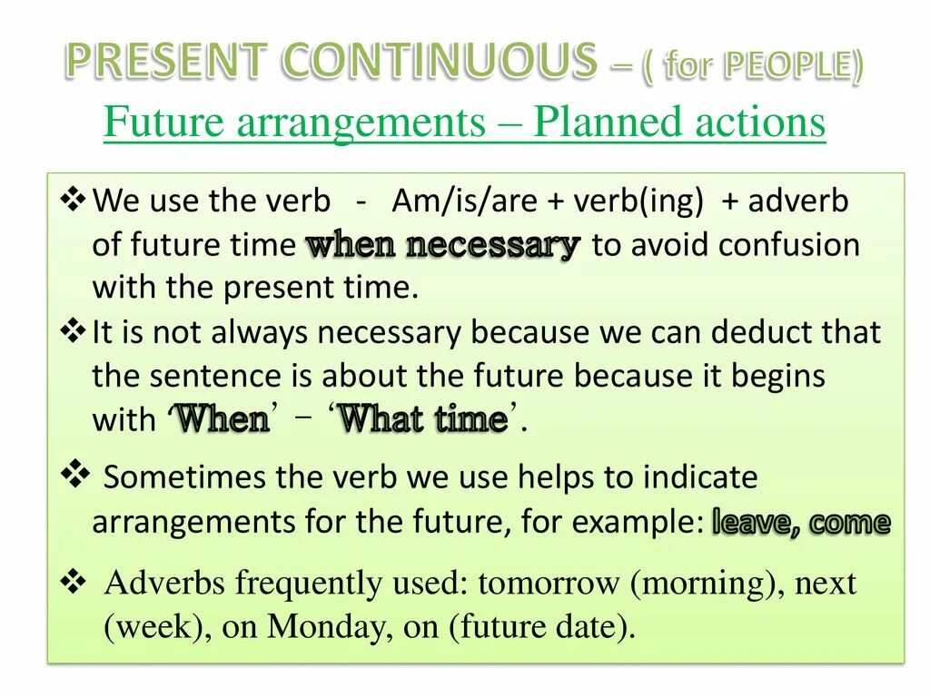 Future continuous make. Present Continuous for Future Arrangements. Present Continuous Arrangements. Предложения с present Continuous в будущем. Present Continuous планы на будущее.