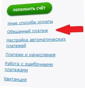 Обещанный платеж на карту сбербанк